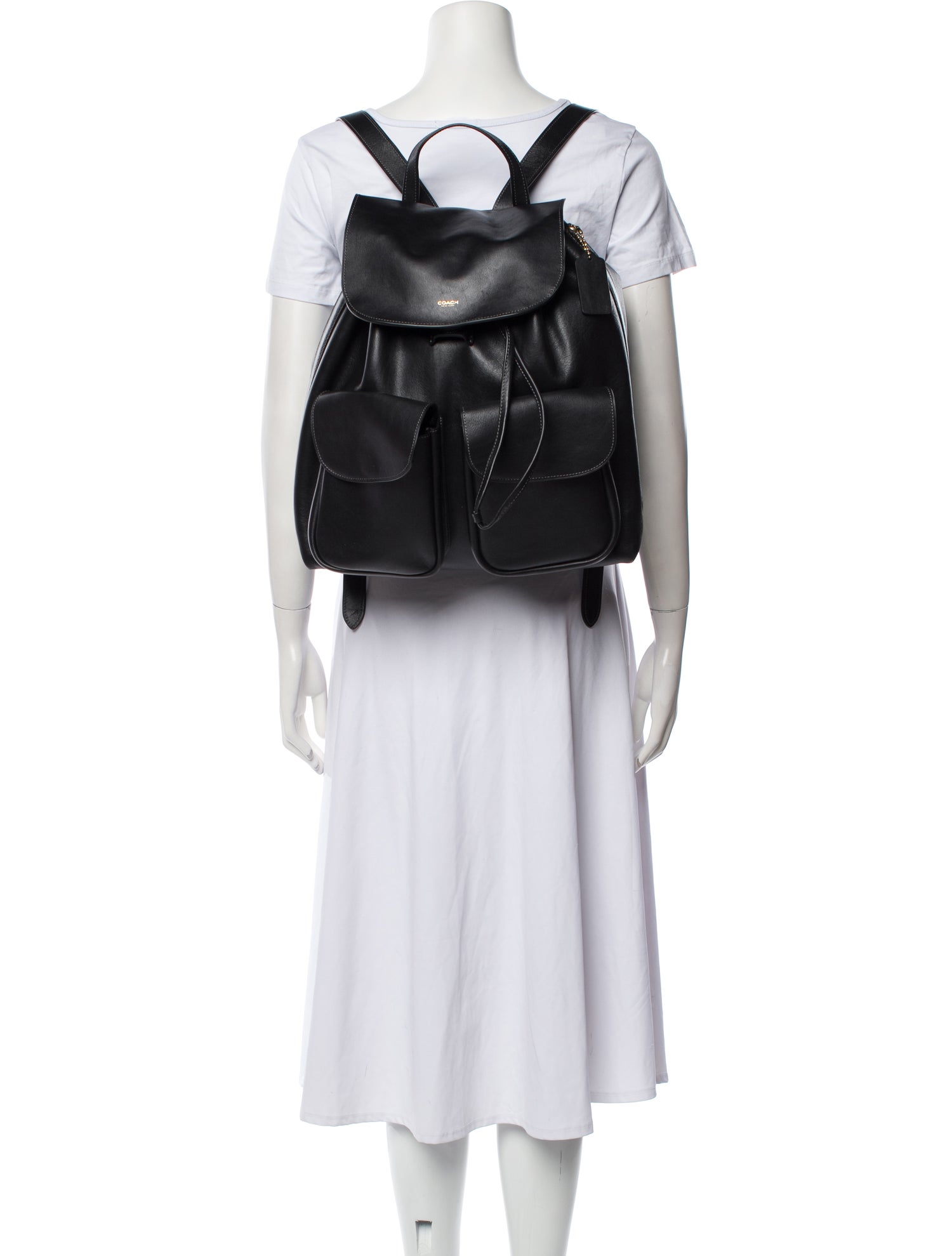 Coach Leather Backpack